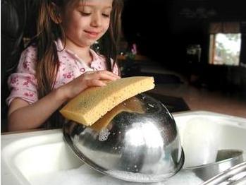 Cum spalam o farfurie sau un pahar